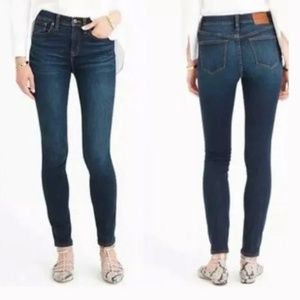 J.Crew Lookout High Rise Skinny Jeans Dark Blue